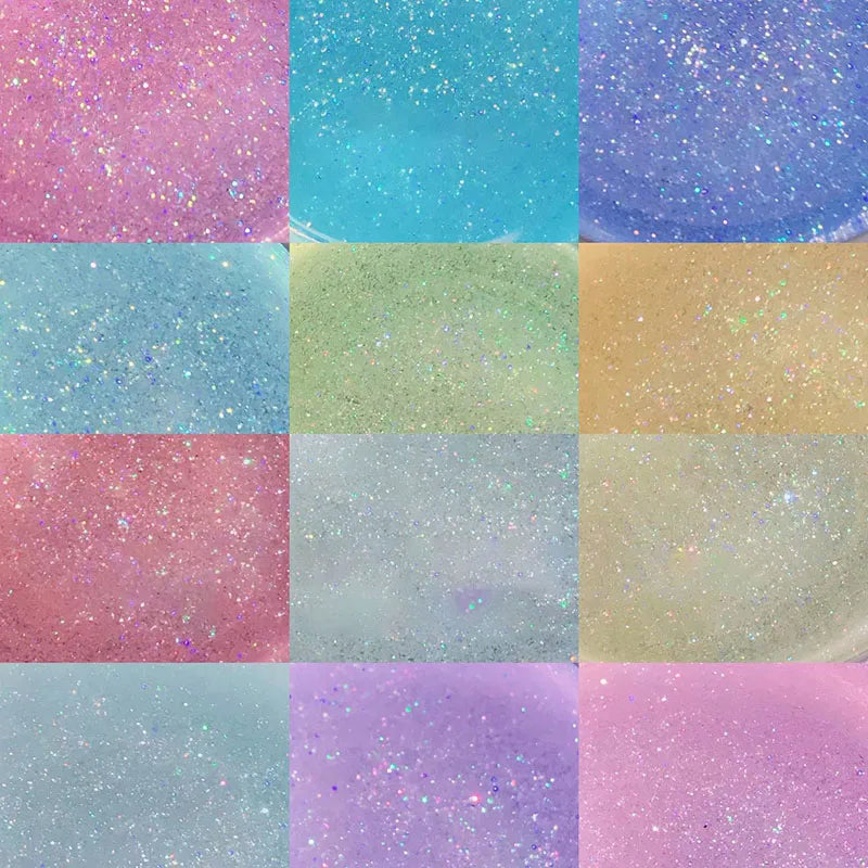 Fairy baby pink iridescent glitter in an ultrafine Iridescent Fine Glitter, 30g/Box 50g/Bag Iridescent Glitter Fine Glitter