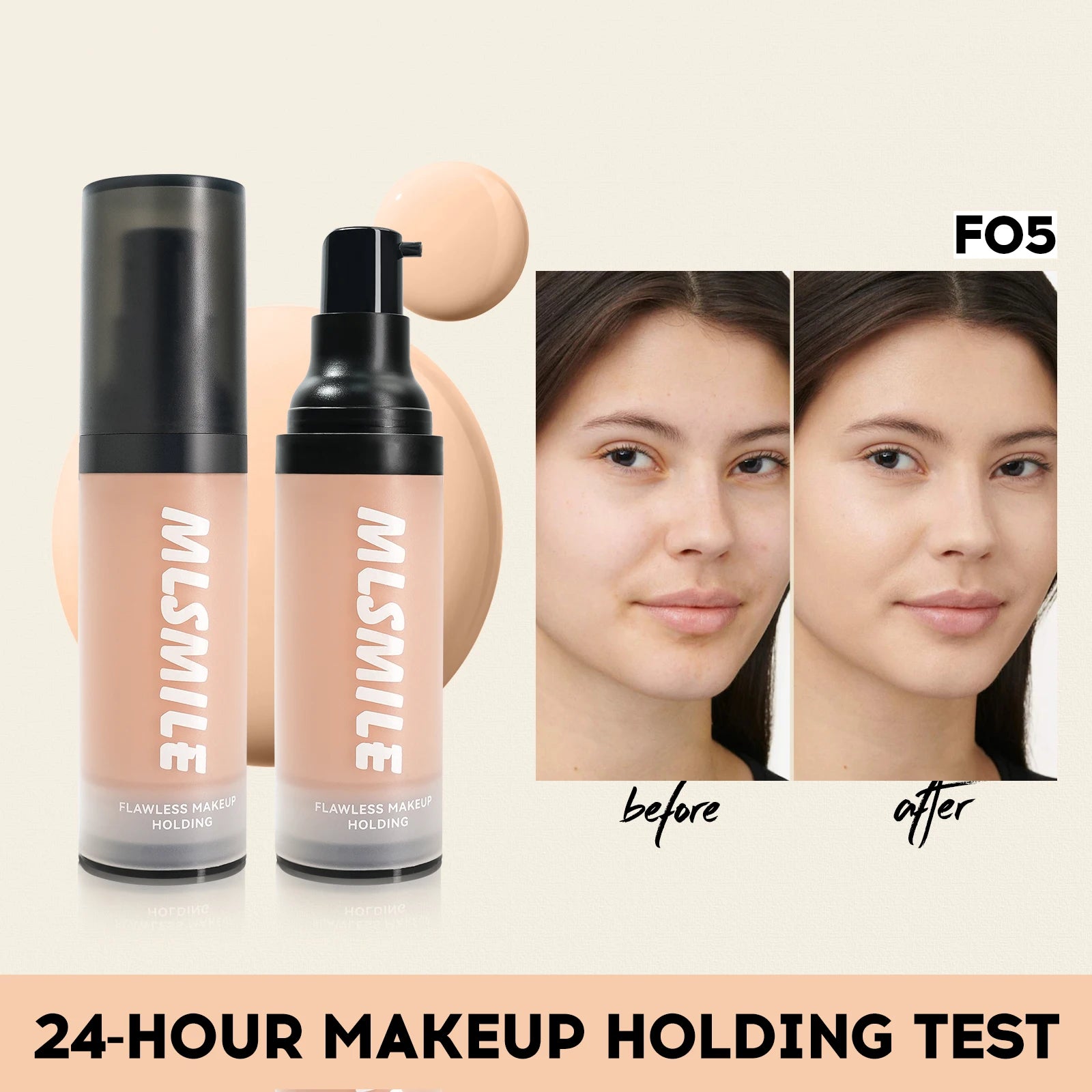 Face Foundation Cream Oil-Control Matte BBCream Waterproof Lasting Concealer Liquid Full Coverage Matte Base Professional Makeup