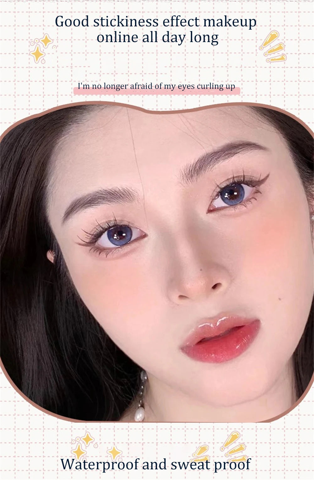 2Pcs False Eyelash Extension Glue Waterproof Fast Dry Long Lasting Strong No Irritation Clear Black Eyelash Primer Tools 1ml