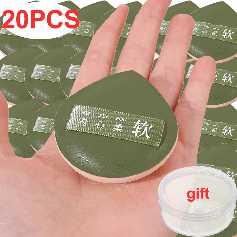 1-20pcs XL Super Thick Cosmetics Puff Concealer Foundation Sponge Cushions Large Size Wet Dry Use Face Beauty Makeup Puffs Tools