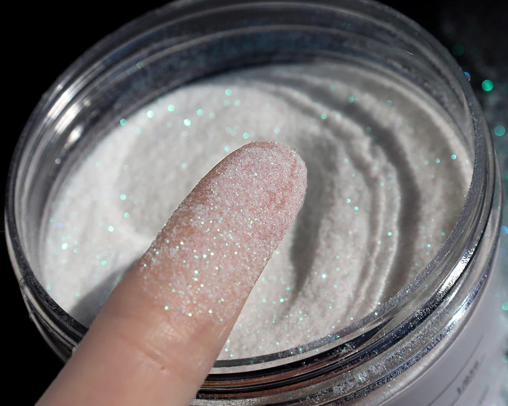 50g Fairy Elf Snow Dust Dreamy Fancy Twinkle Glitter Nail Superfine Decorative Sparkly Sugar Powder Nail Arts Star Glitter 0.1mm