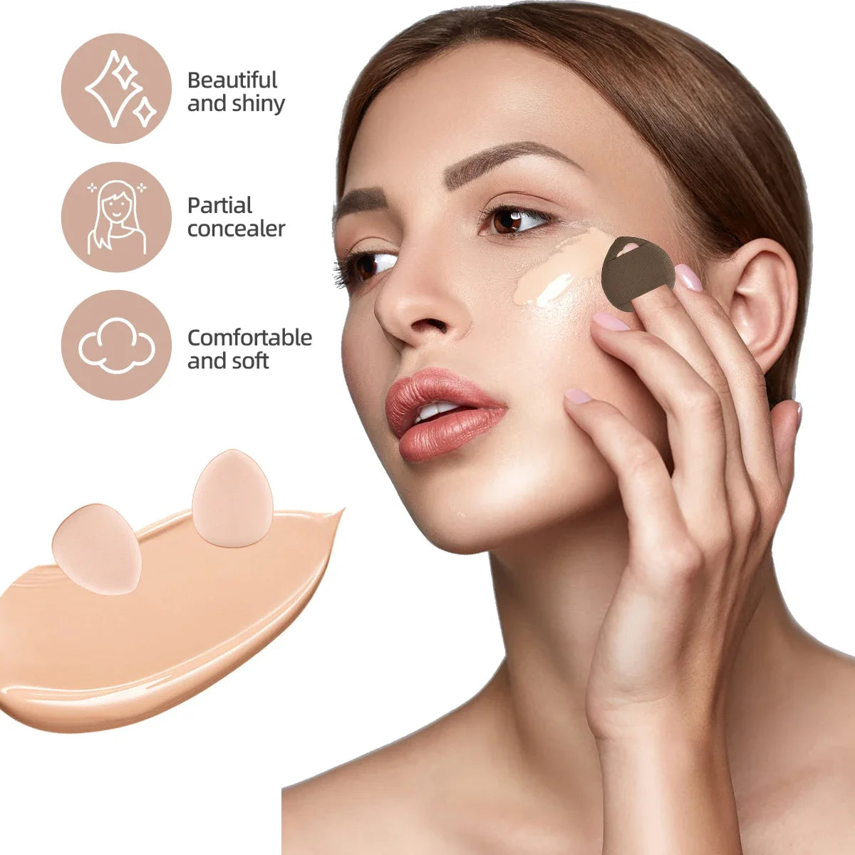 40 Pink Makeup Brush Set Complete Kit with Soft Brushes Beauty Blender Perfect for Birthday Christmas New Year Gift