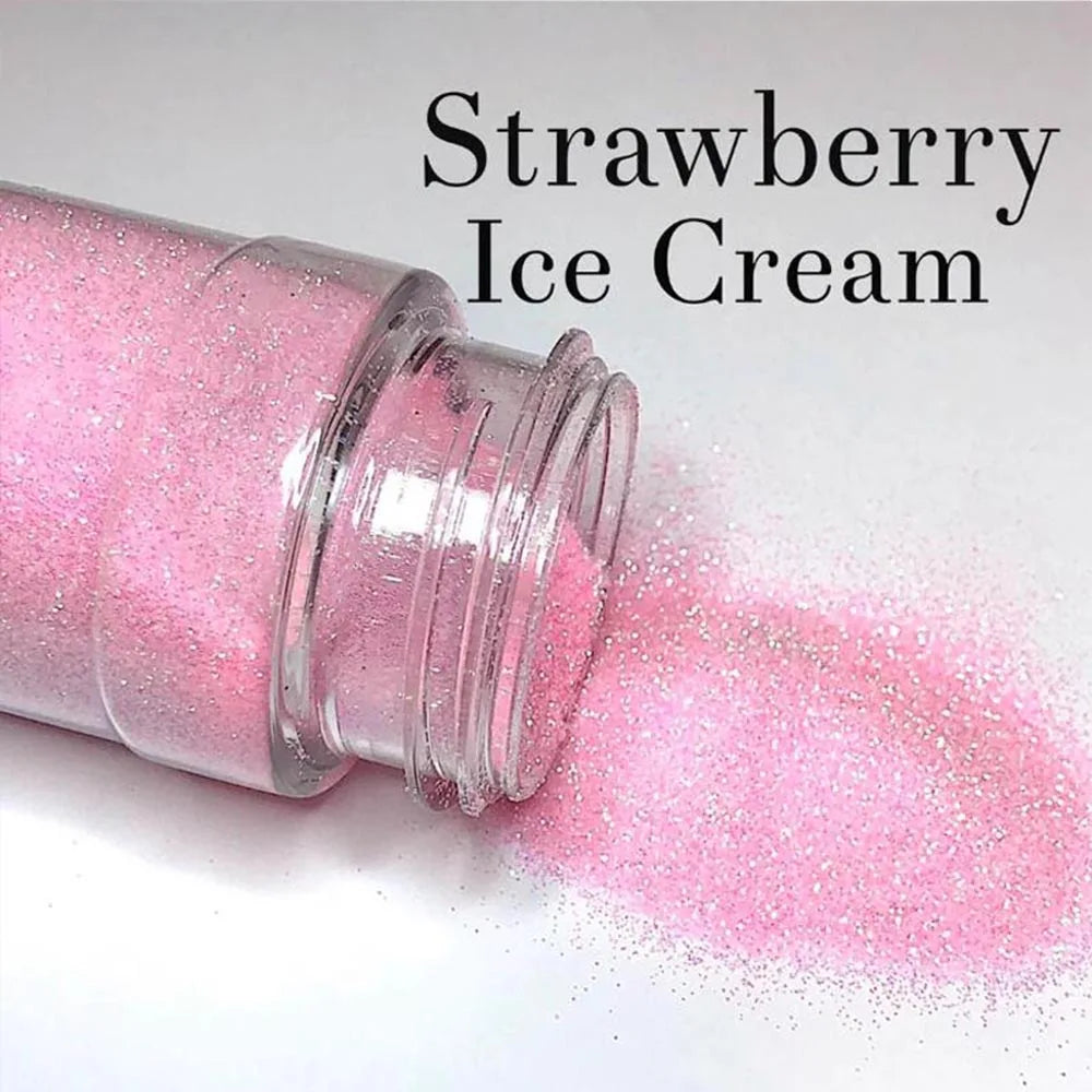 Fairy baby pink iridescent glitter in an ultrafine Iridescent Fine Glitter, 30g/Box 50g/Bag Iridescent Glitter Fine Glitter