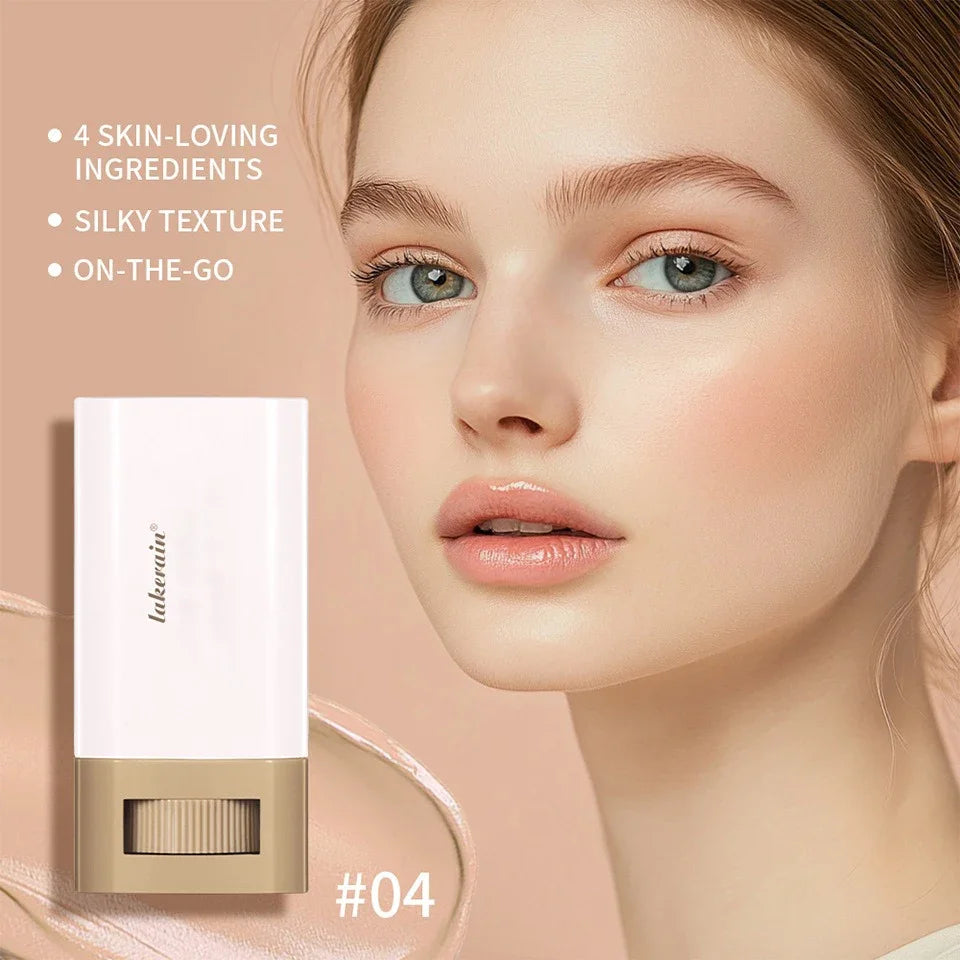 Foundation Stick Balm Skin Bronze Tint Eraser Foundation Stick Smooth Plumper Long-lasting Flawless Makeup Face Beauty Cosmetics
