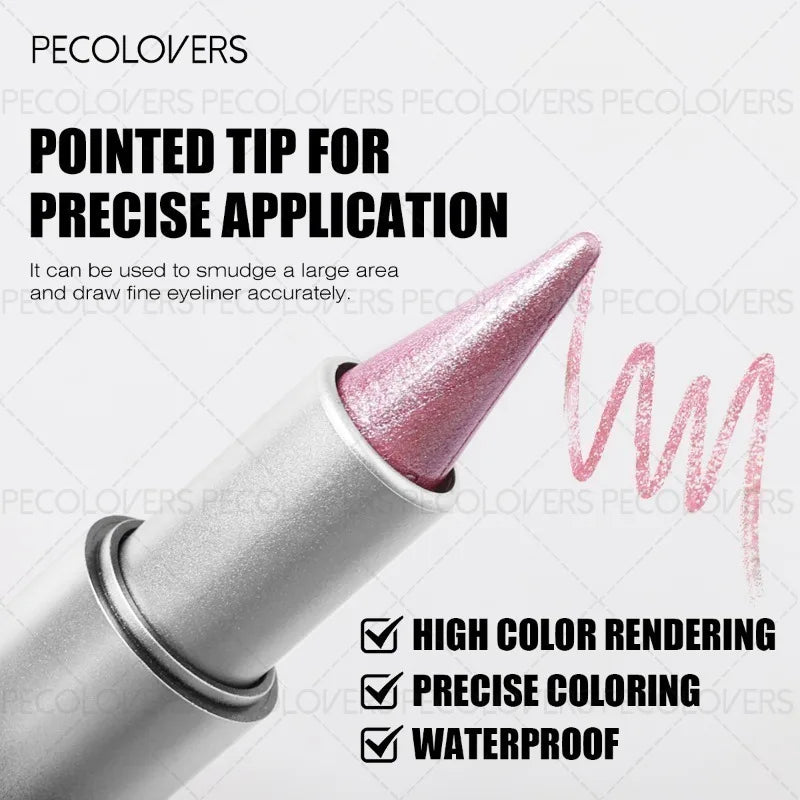 Pointed Eye Shadow,  Waterproof, High-color Rendering, Suitable for Holiday and Daily Use, Eye Cosmetics