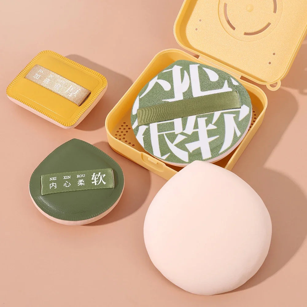 1-20pcs XL Super Thick Cosmetics Puff Concealer Foundation Sponge Cushions Large Size Wet Dry Use Face Beauty Makeup Puffs Tools