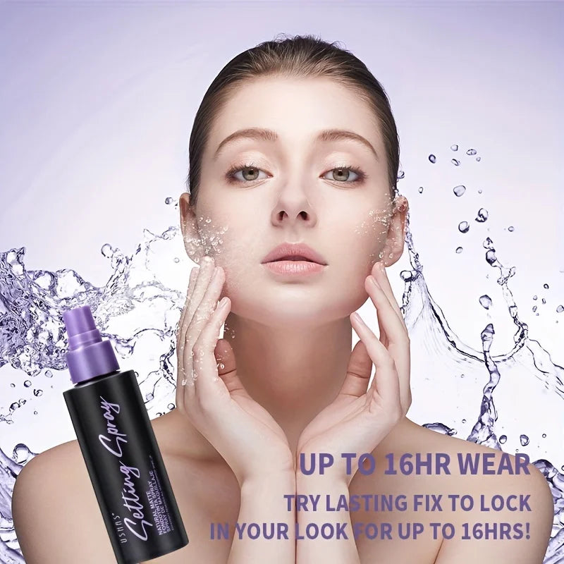 USHAS Waterproof Makeup Setting Spray LongLasting Oil Control Moisturizing Hydration Matte Non-Sticky Spray Foundation Fixer