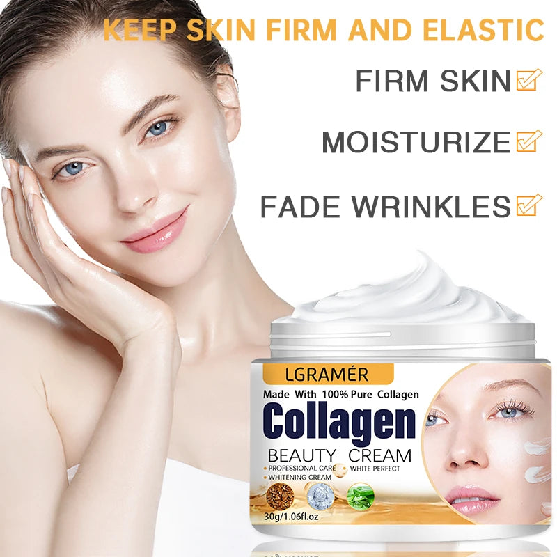 Anti Wrinkle Cream Eye Cream Face Moisturizer Anti Aging Face Lifting Nourishing Repair Collagen Boost Cream Korean Essence