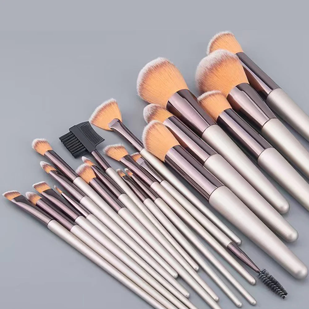40 Pink Makeup Brush Set Complete Kit with Soft Brushes Beauty Blender Perfect for Birthday Christmas New Year Gift