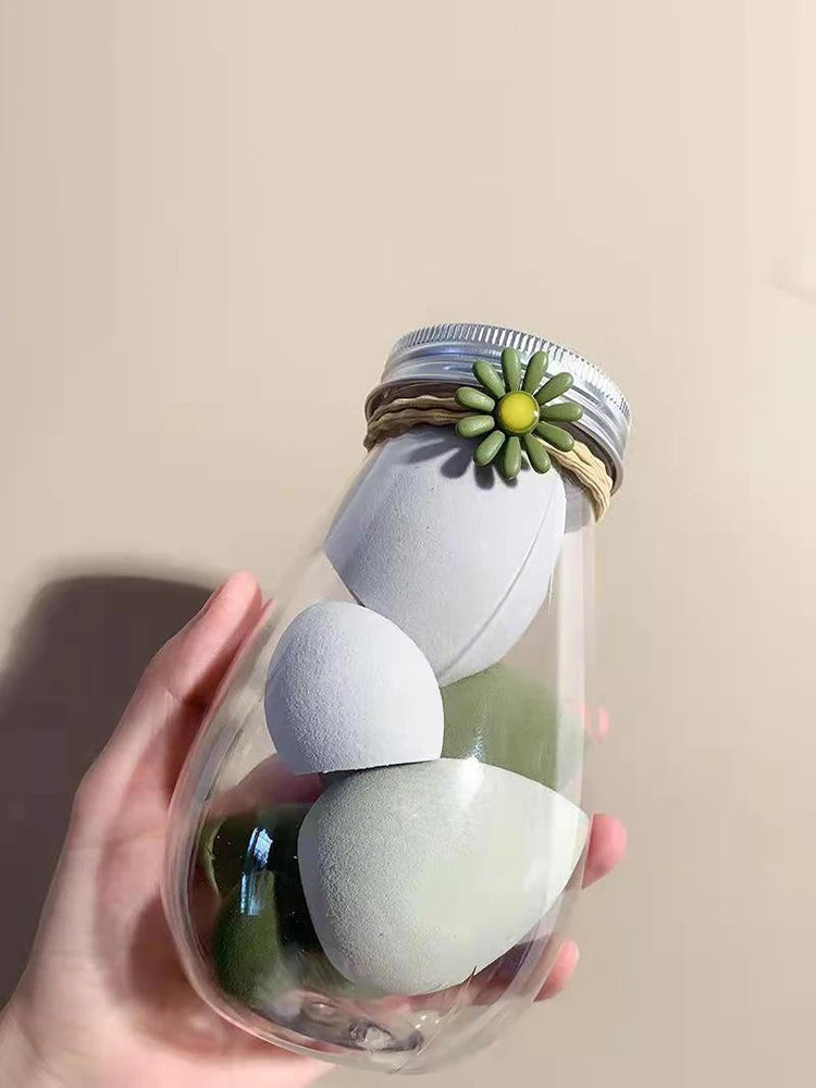 Makeup Egg Dry Wet Dual Use Water Droplets Diagonal Cut Makeup Egg Independent Packaging No Powder Makeup Egg Powder Puff