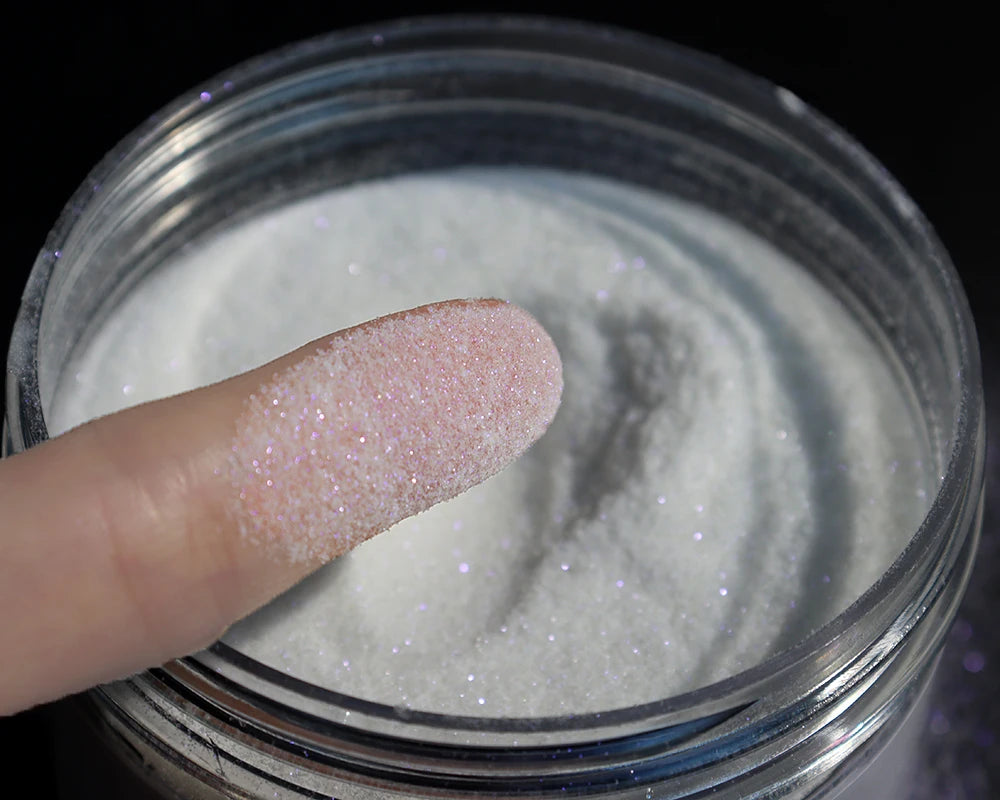 50g Fairy Elf Snow Dust Dreamy Fancy Twinkle Glitter Nail Superfine Decorative Sparkly Sugar Powder Nail Arts Star Glitter 0.1mm