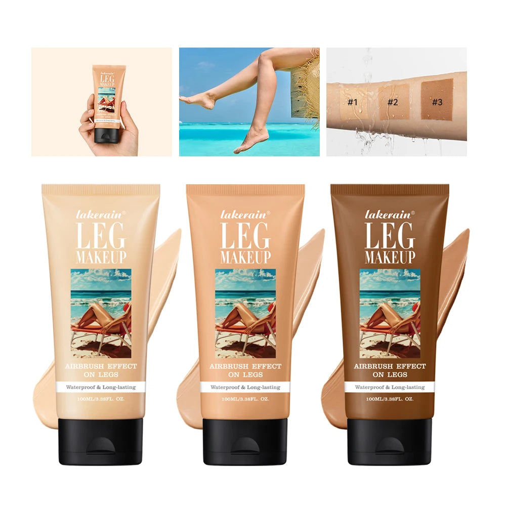 Leg Makeup Medium Easy Application Flawless Looking Legs Water Resistant Transfer Proof Lotion Leg Foundation Body Make Up