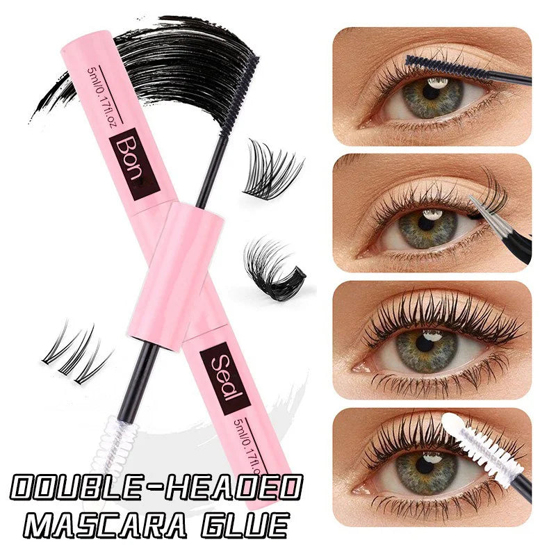 Lash Bond and Seal 10ml Individual Lashes Glue and Seal Super Strong Hold Lash Extension and Lash Glue Remover 5ml Tweezers Kit