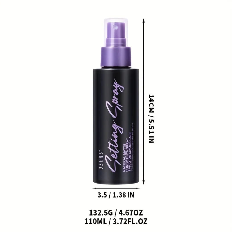 USHAS Waterproof Makeup Setting Spray LongLasting Oil Control Moisturizing Hydration Matte Non-Sticky Spray Foundation Fixer