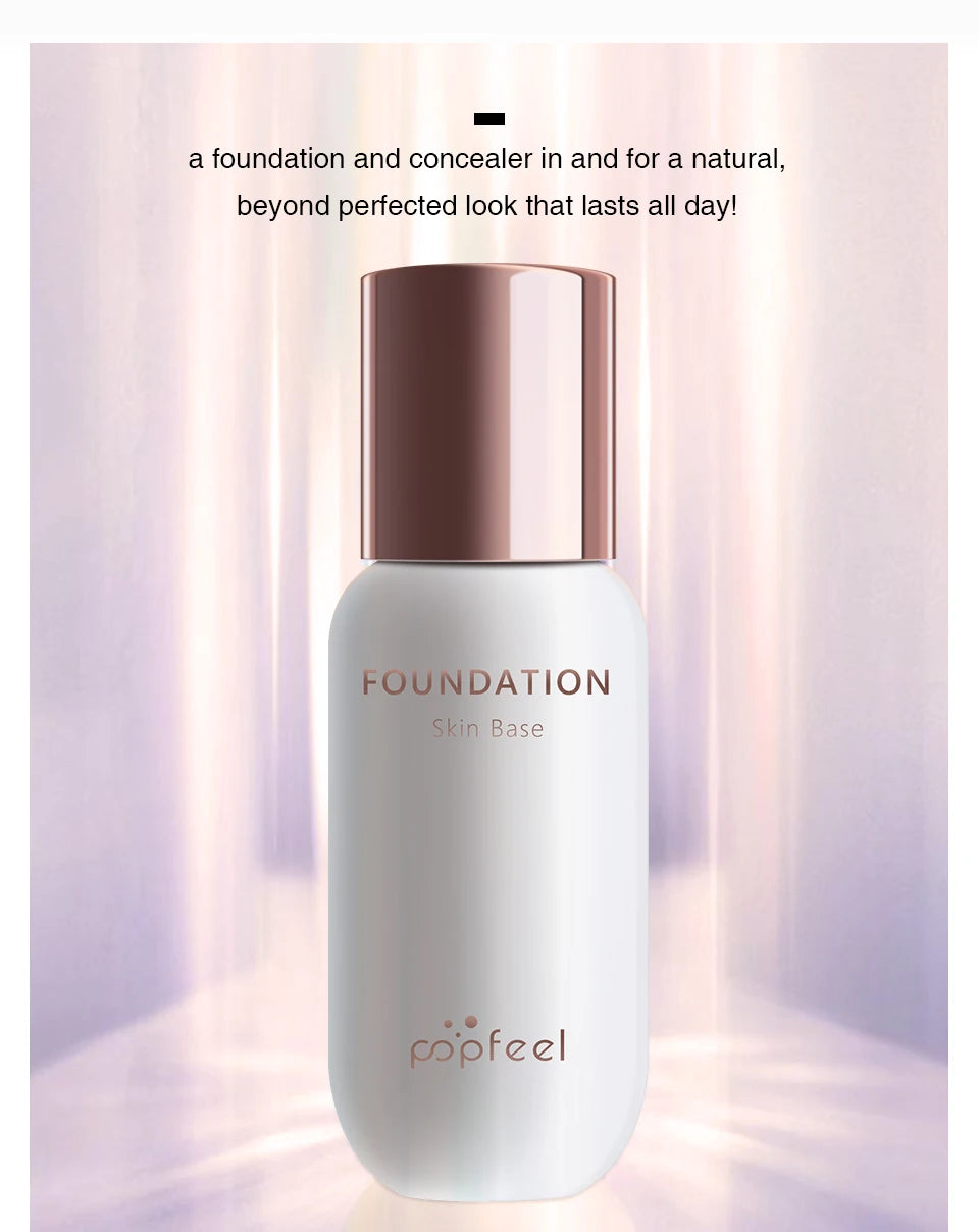 1.01oz Color-Changing Foundation Instantly Match Your Skin Tone With Just A Blend! More Suitable For Medium And Light Skin Tone