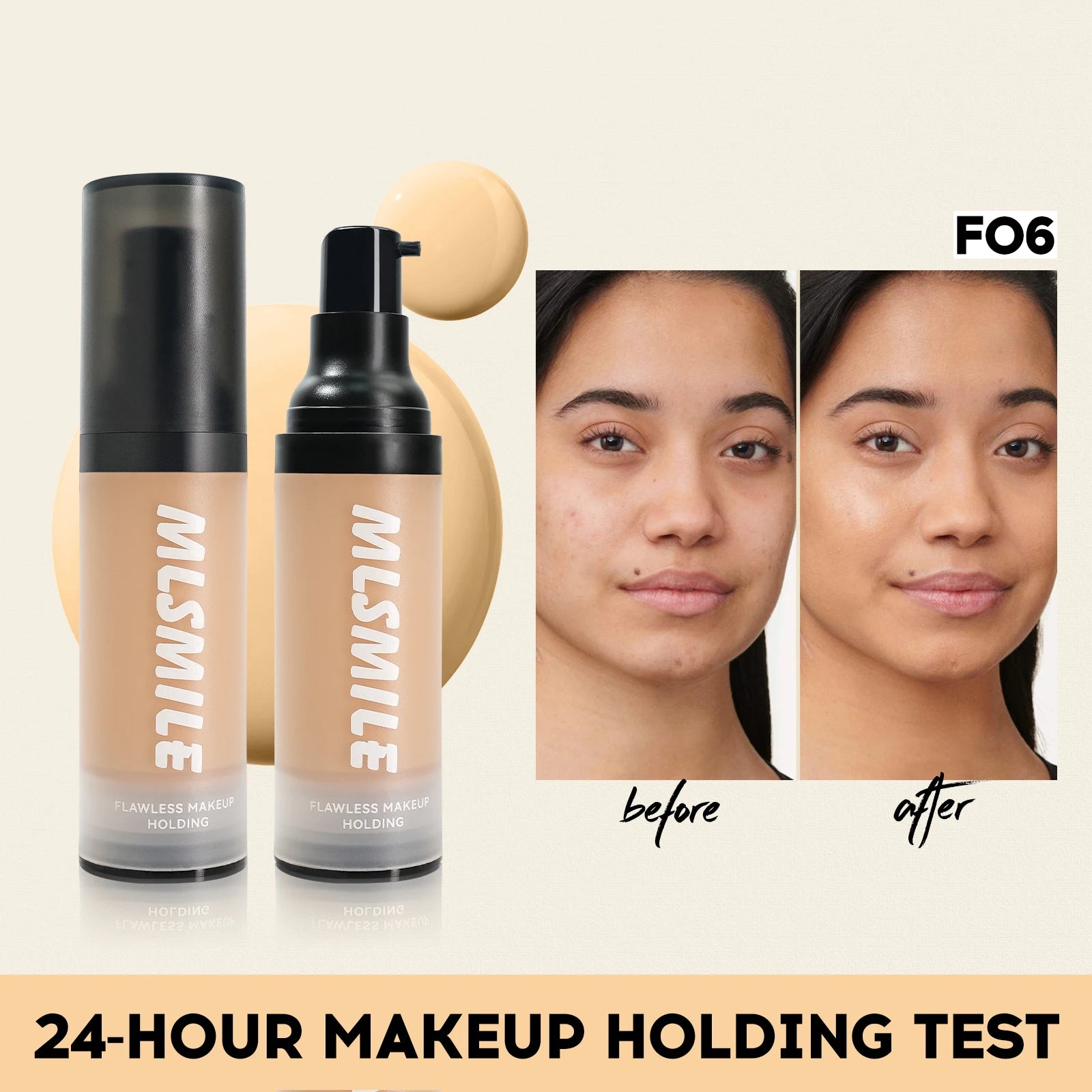 Face Foundation Cream Oil-Control Matte BBCream Waterproof Lasting Concealer Liquid Full Coverage Matte Base Professional Makeup