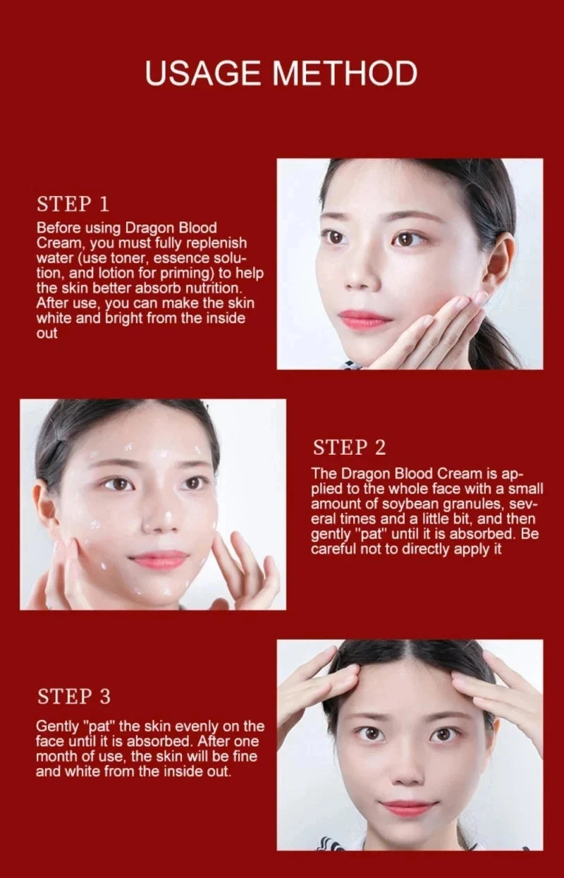 Dragon's Blood Face Cream Retinol Placenta Essence Brightening Lift Firming Skin Care Cosmetics