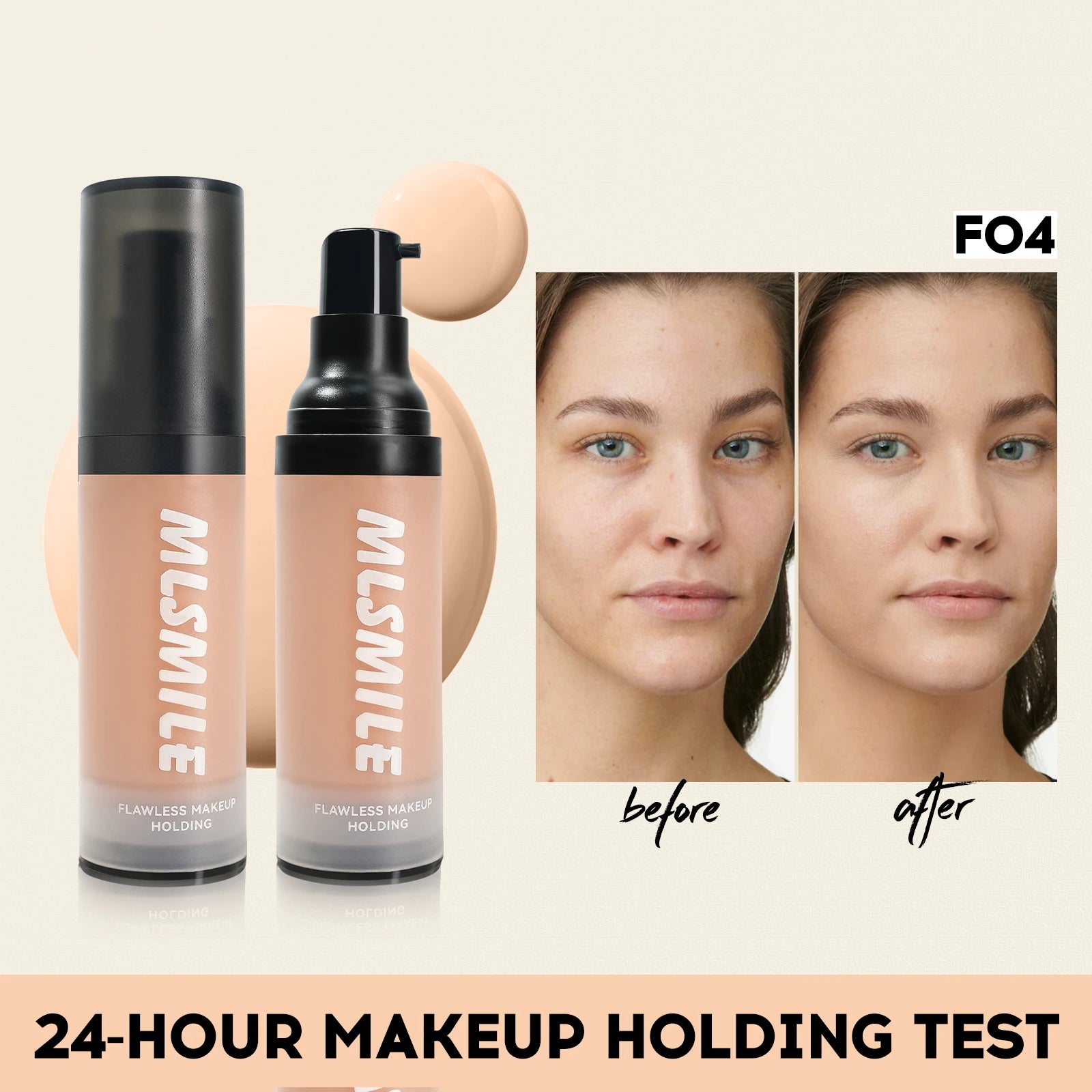 Face Foundation Cream Oil-Control Matte BBCream Waterproof Lasting Concealer Liquid Full Coverage Matte Base Professional Makeup