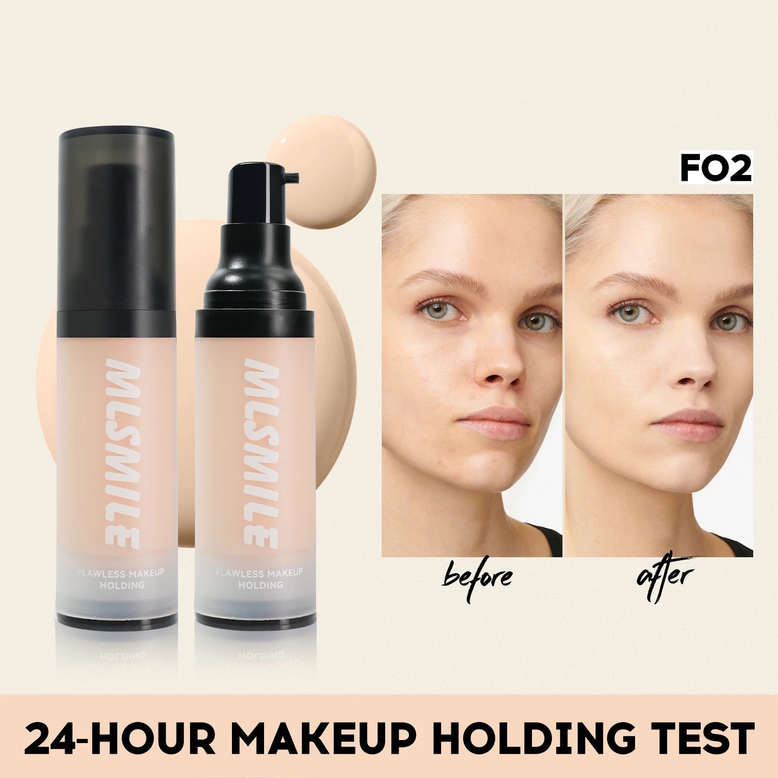 Face Foundation Cream Oil-Control Matte BBCream Waterproof Lasting Concealer Liquid Full Coverage Matte Base Professional Makeup