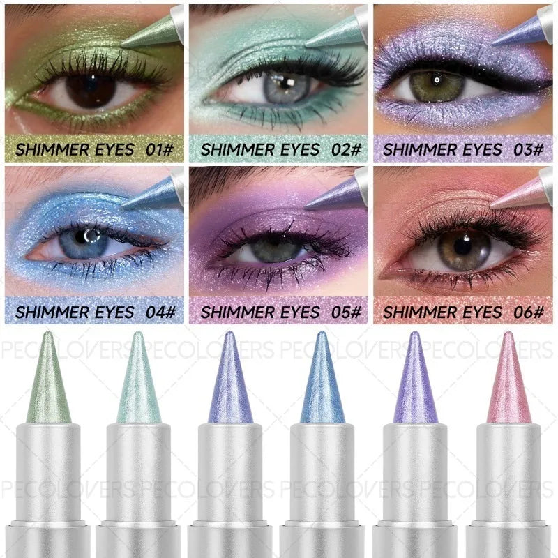 Pointed Eye Shadow,  Waterproof, High-color Rendering, Suitable for Holiday and Daily Use, Eye Cosmetics