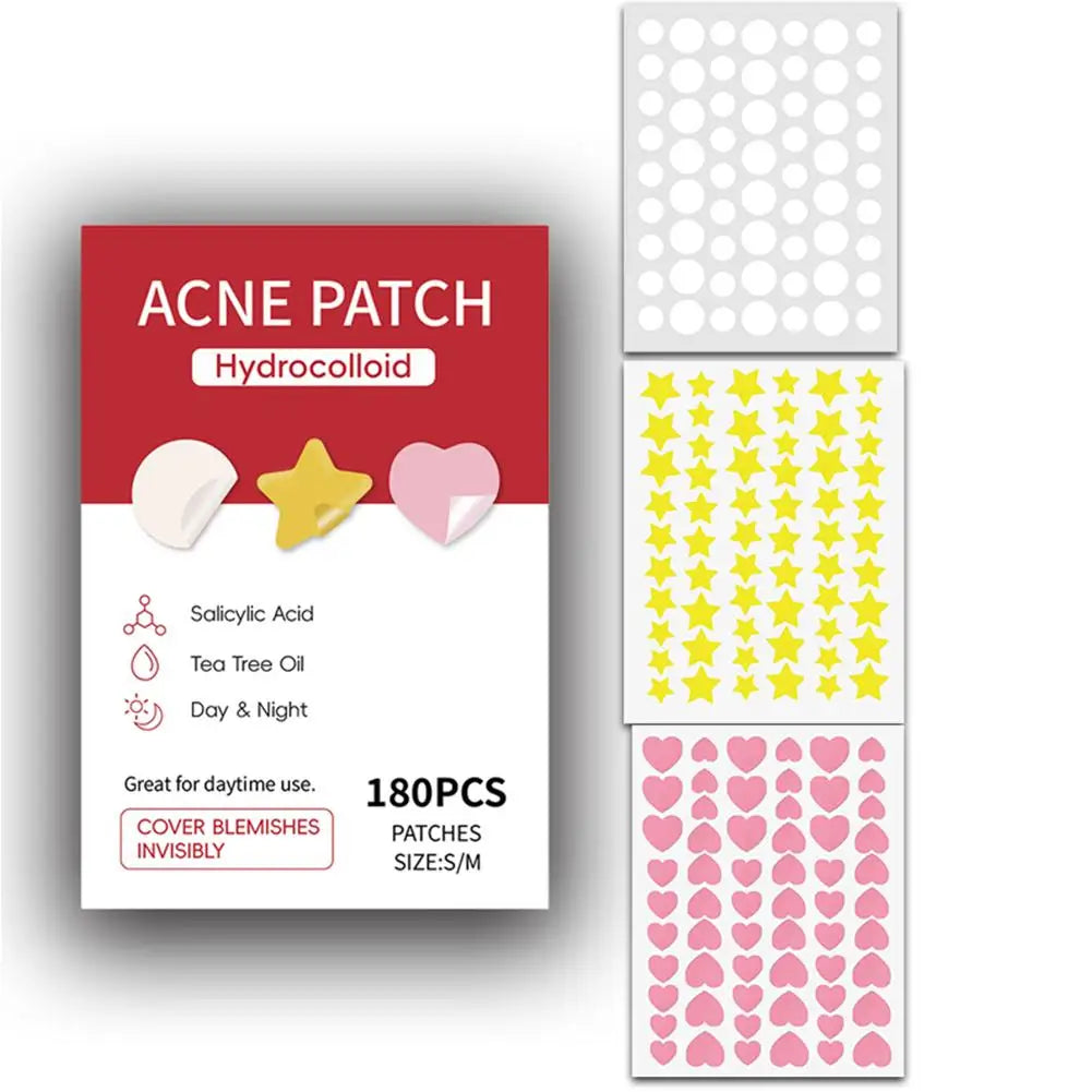 360Pcs Colorful Invisible Pimple Removal Anti-Acne Hydrocolloid Patches Spots Marks Concealer Beauty Makeup Tool Repair Sticker