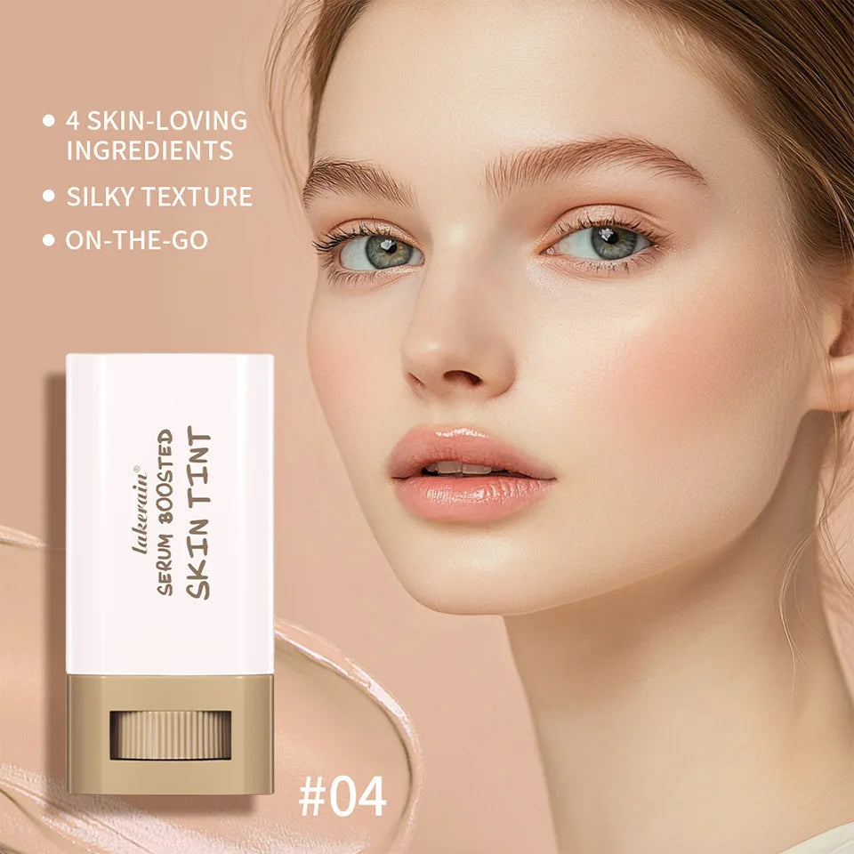 New Balm Serum Boosted Skin Tint Silky Texture Moisturizing Coverage Plumper Even Skin Tone Best Stick Foundation Travel Makeup